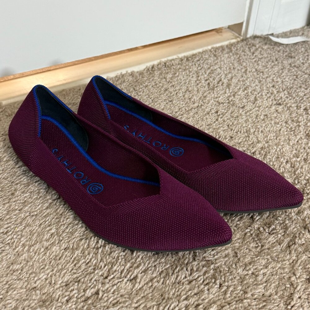 Rothy's The Point - Boysenberry - Size 9